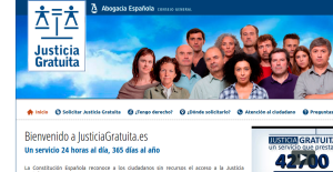 Portal Justiciagratuita.es Crédito: CGAE